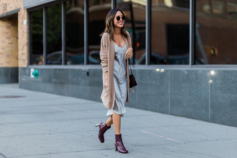 Look vestido lencero