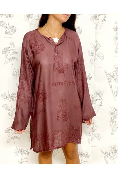 Kurta de mujer con tela India 