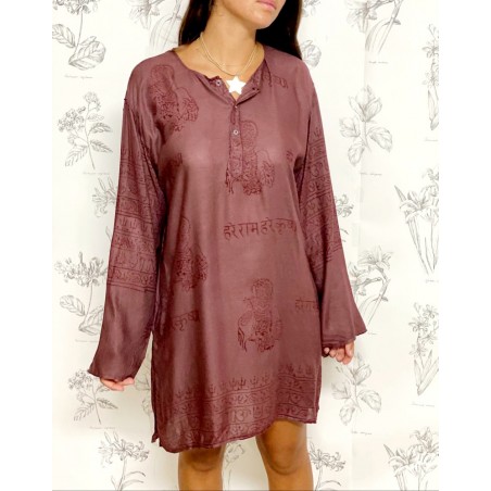 Kurta de mujer con tela India 