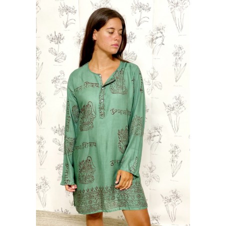 Kurta de mujer con tela India