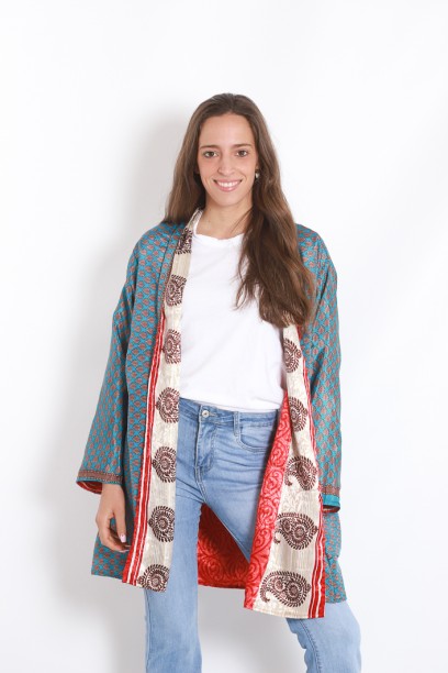 Kimono reversible indio...