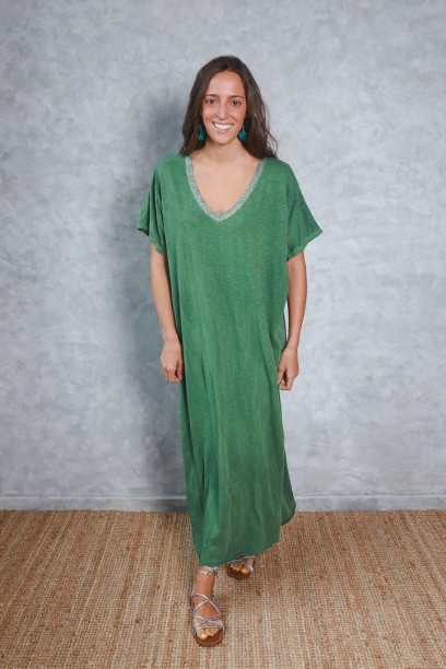 Vestido verde oversize...
