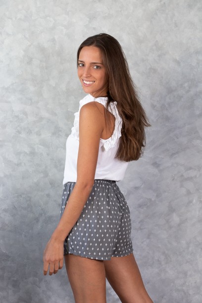Shorts cactus gris