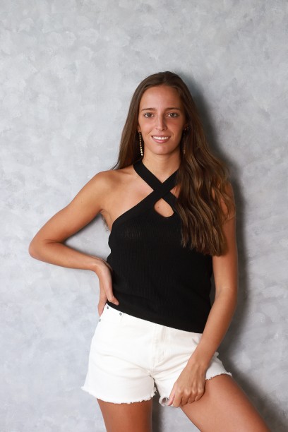 Top halter Limens con tira...