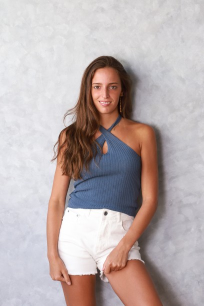 Top halter Canido con tira...