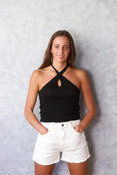 Top halter Canido con tira...