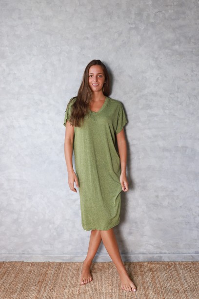 Vestido Bayona lurex cuello...