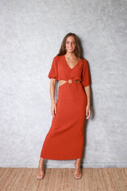 Vestido cut out Marbella de...