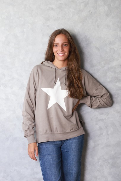 Sudadera básica con...