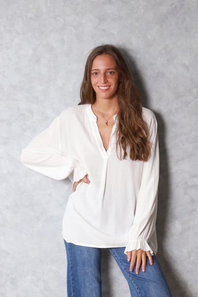 Blusa Vivero de cuello pico...