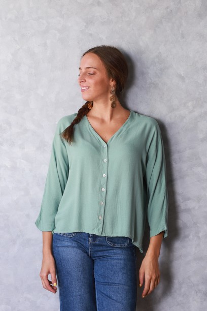 Camisa de mujer paula verde...