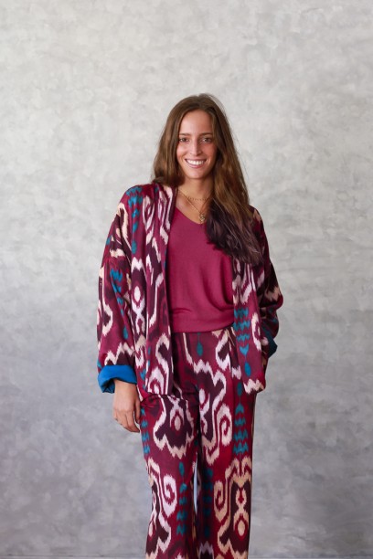 Chaqueta tipo kimono...