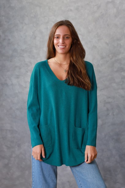 Jersey largo oversize de...