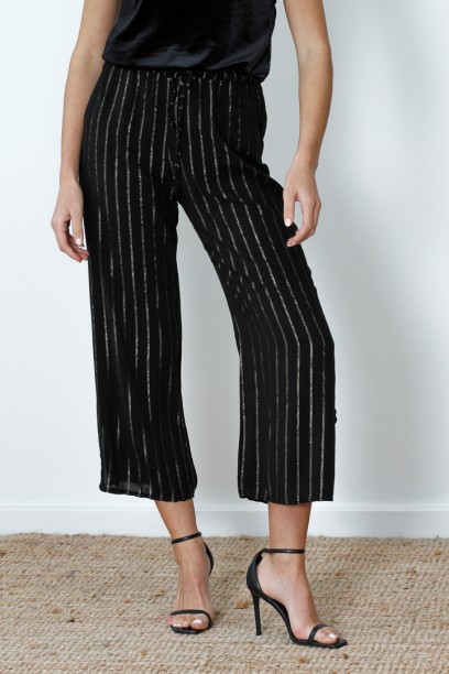 Pantalón con rayas de...