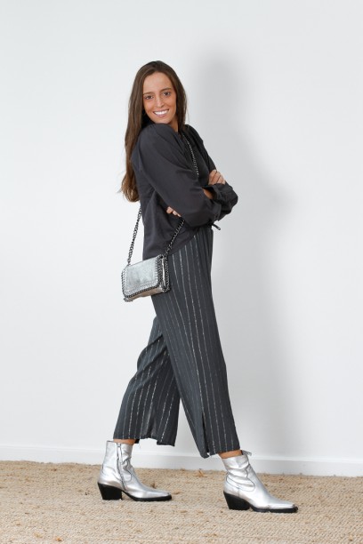 Pantalón con rayas de...