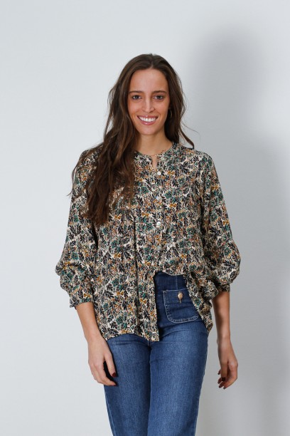 Camisa Atlanta estampada de...