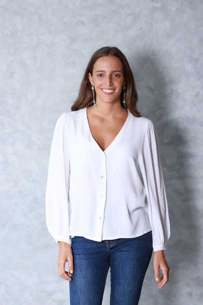 Camisa de mujer Paula blanca