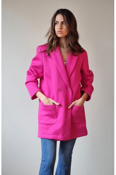 Abrigo neopreno fucsia