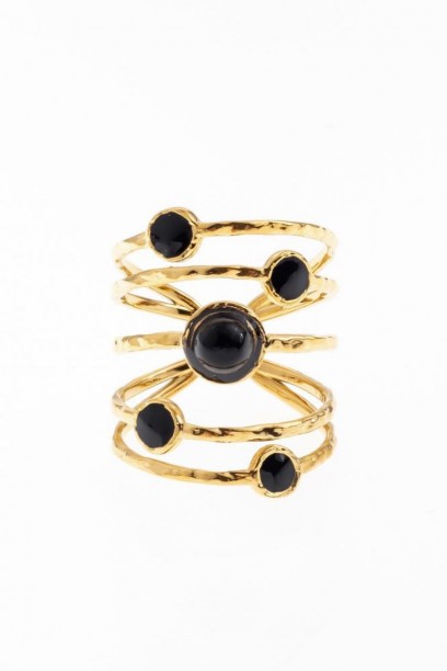 Anillo ajustable de piedras...