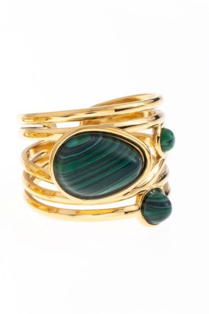 Anillo ajustable de piedras...