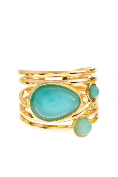 Anillo ajustable de piedras...
