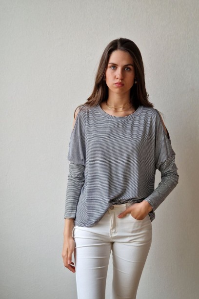 Camiseta tipo oversize de...