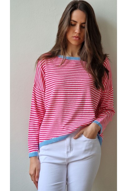 Jersey de mujer cuello caja...