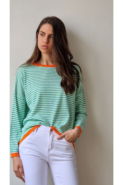 Jersey de mujer cuello caja...