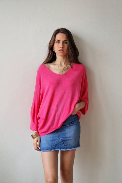 Jersey finito fucsia