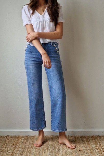 JEANS CROPPED  RD7160 TIRO...