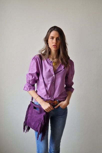 Blusa estampada de mujer...