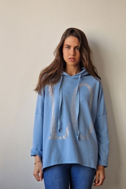 Sudadera oversize con...