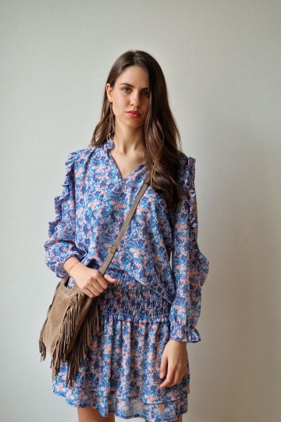Blusa estampada de mujer...