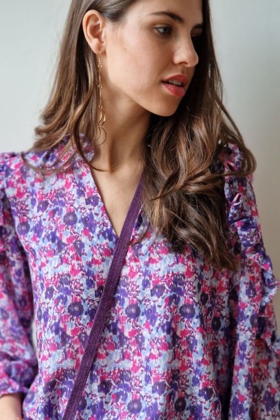 Blusa estampada de mujer...