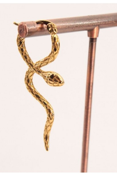 Pendientes largo serpiente
