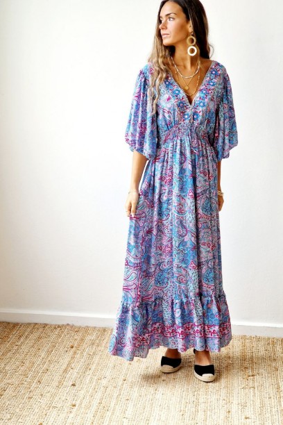 Vestido Carlota estampado...