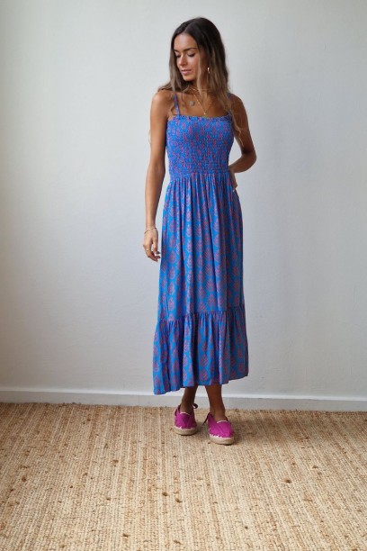 Vestido estampado con nido...