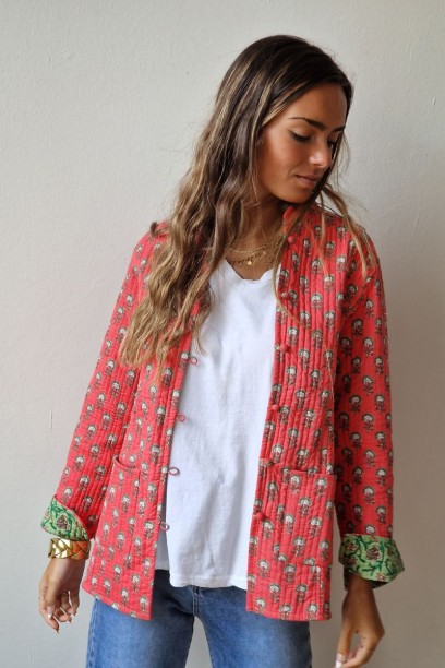 Chaqueta reversible con...