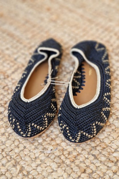Bailarinas crochet color...