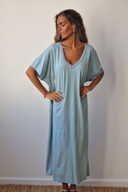 Vestido verde mint oversize...