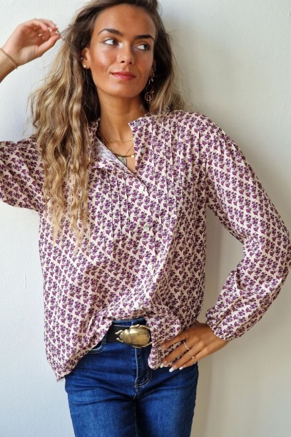 Camisa estampada con...