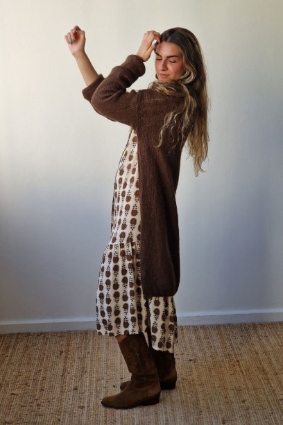 Chaqueta oversize larga...