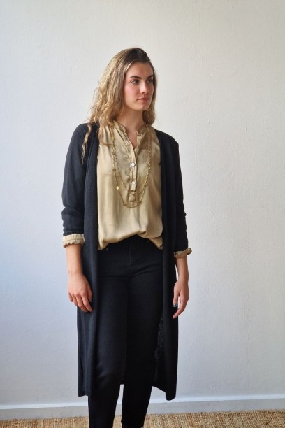 Blusa de mujer raso gordo...