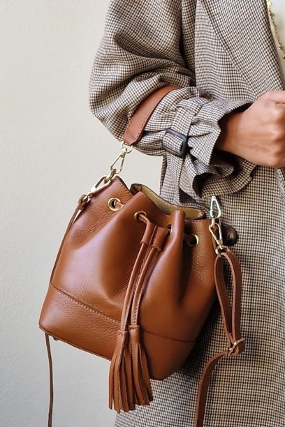 Bolso de piel tipo...