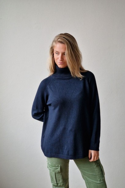 Jersey oversize azul marino...