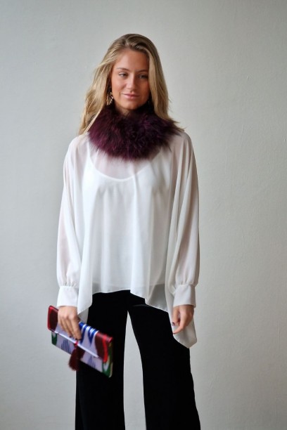 Blusa oversize Madrid color...