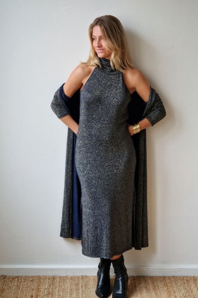 Vestido tipo punto sin...