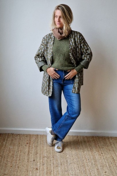 Chaqueta acolchada con...