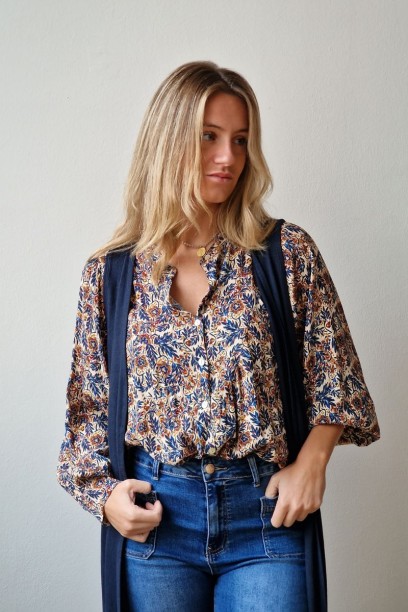 Camisa Atlanta estampada de...