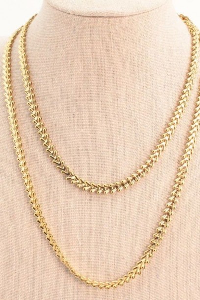 Collar acero extra largo...